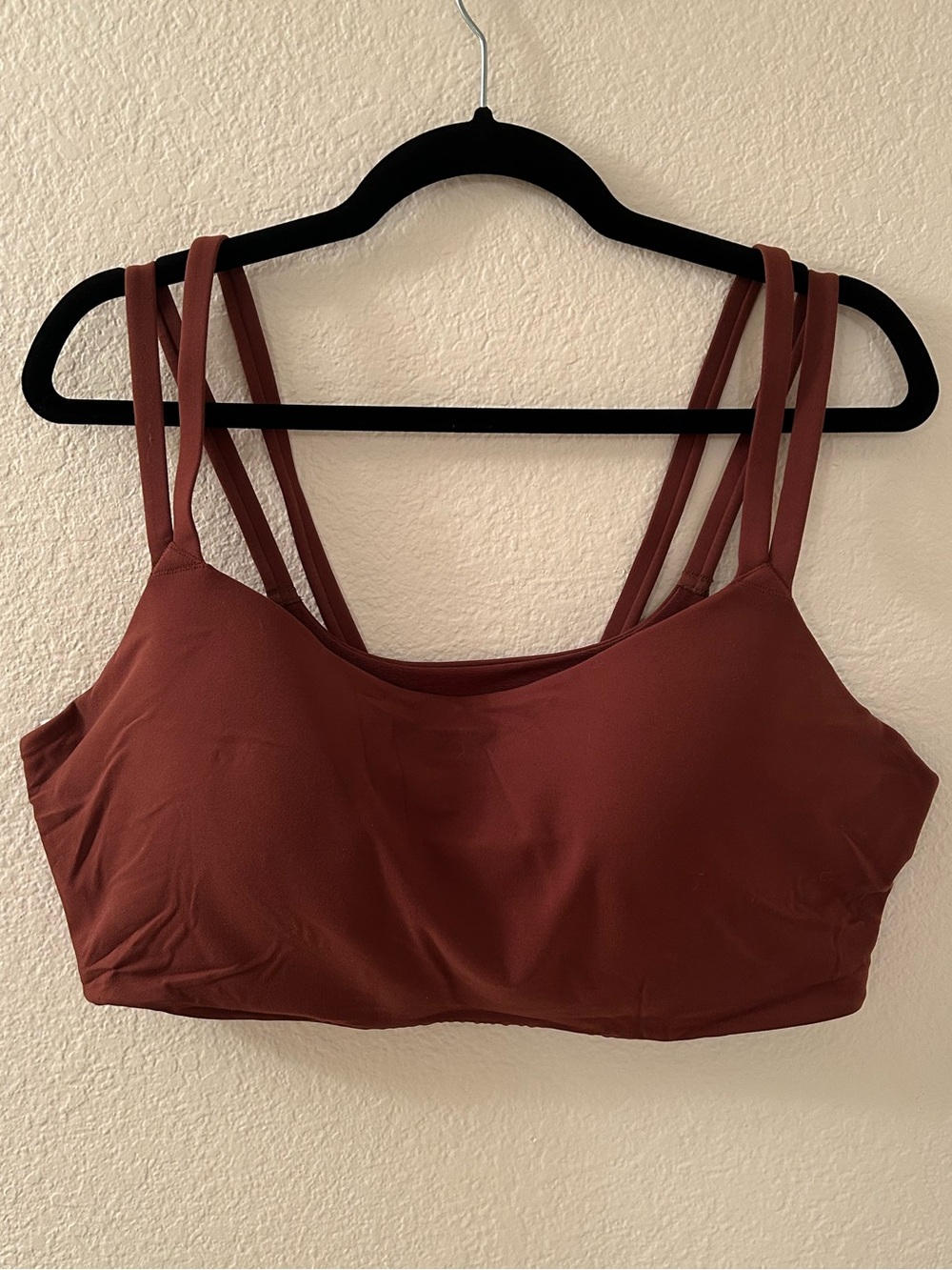Nike Double-Strap Sports Bra - Rust Brown
